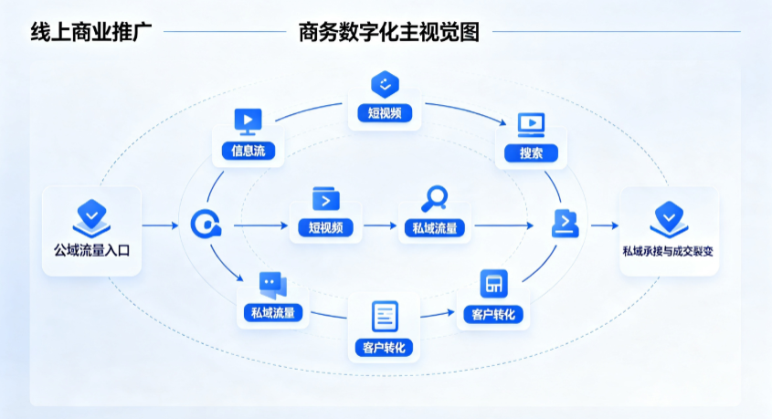 罗源县线上商业推广怎么做？全域流量闭环搭建与低成本转化实战指南